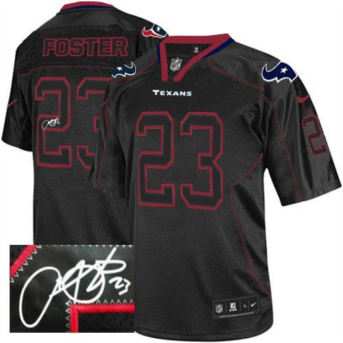 Jerseys Factory Cheap Nike Texans #23 Arian Foster Lights Out Bl