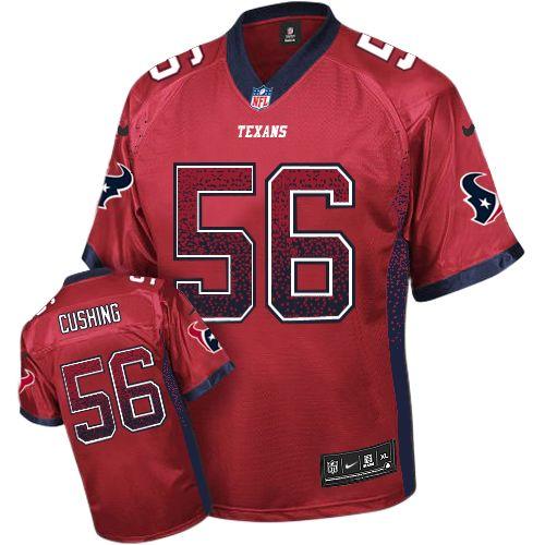 Jerseys Factory Cheap Nike Texans #56 Brian Cushing Red Alternat