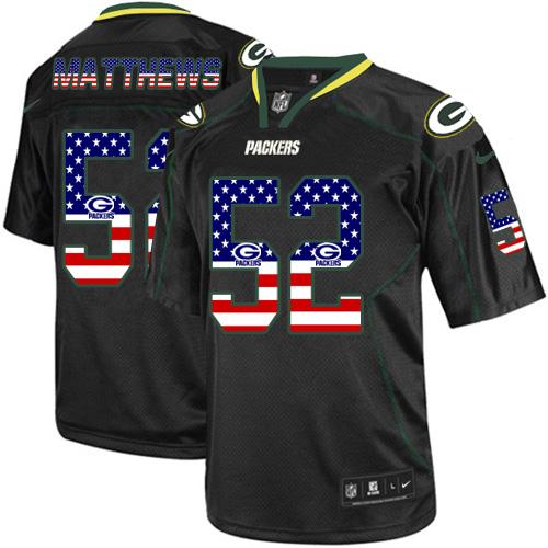 Jerseys Factory Cheap Nike Packers #52 Clay Matthews Black Men's