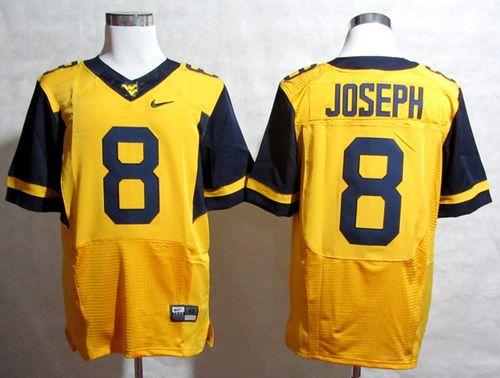Jerseys Factory Cheap Mountaineers #8 Karl Joseph Gold Embroider