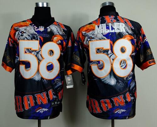Jerseys Factory Cheap Nike Broncos #58 Von Miller Team Color Men