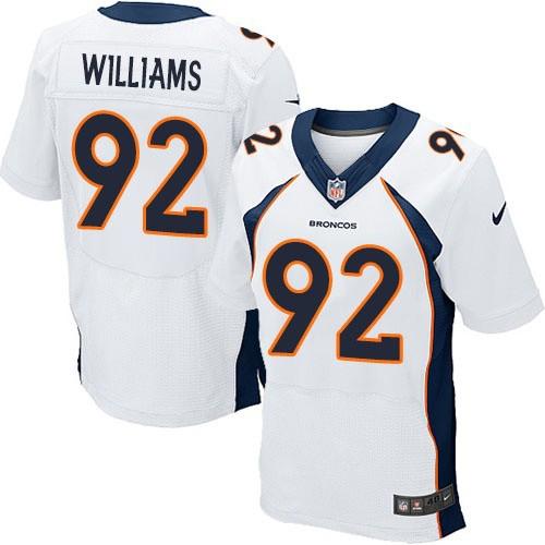 Jerseys Factory Cheap Nike Broncos #92 Sylvester Williams White