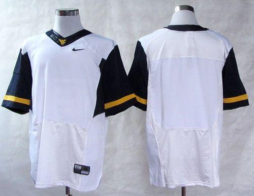 Jerseys Factory Cheap Mountaineers Blank White Embroidered NCAA