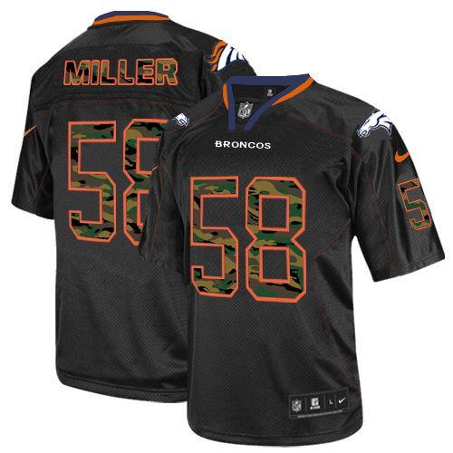 Jerseys Factory Cheap Nike Broncos #58 Von Miller Black Men's St