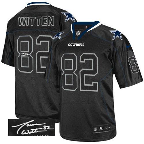 Jerseys Factory Cheap Nike Cowboys #82 Jason Witten Lights Out B