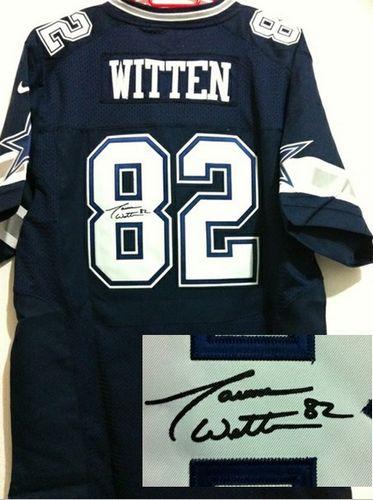 Jerseys Factory Cheap Nike Cowboys #82 Jason Witten Navy Blue Te