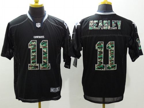 Jerseys Factory Cheap Nike Cowboys #11 Cole Beasley Black Men's