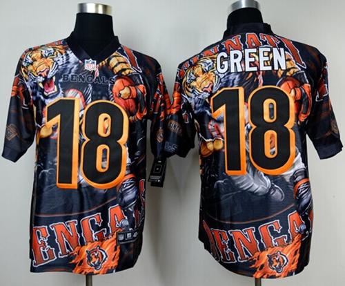 Jerseys Factory Cheap Nike Bengals #18 A.J. Green Team Color Men