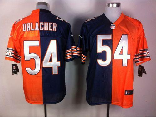 Jerseys Factory Cheap Nike Bears #54 Brian Urlacher Navy Blue/Or