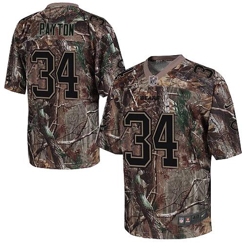 Jerseys Factory Cheap Nike Bears #34 Walter Payton Camo Men's St
