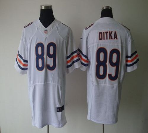 Jerseys Factory Cheap Nike Bears #89 Mike Ditka White Men's Stit