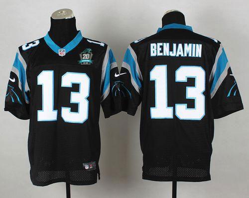 Jerseys Factory Cheap Nike Panthers #13 Kelvin Benjamin Black Te