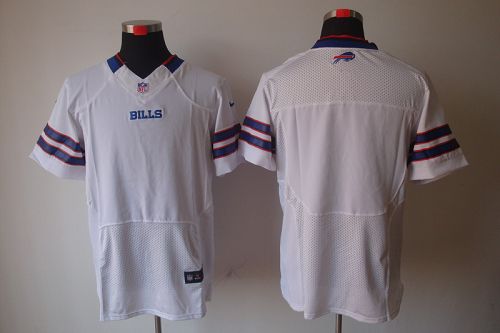 Jerseys Factory Cheap Nike Bills Blank White Men's Stitched NFL