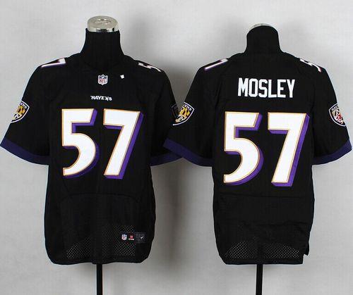 Jerseys Factory Cheap Nike Ravens #57 C.J. Mosley Black Alternat
