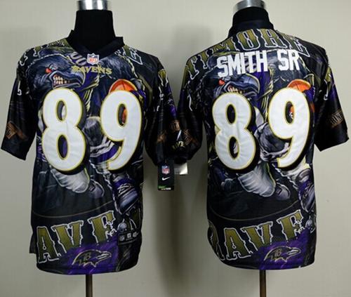 Jerseys Factory Cheap Nike Ravens #89 Steve Smith Sr Team Color
