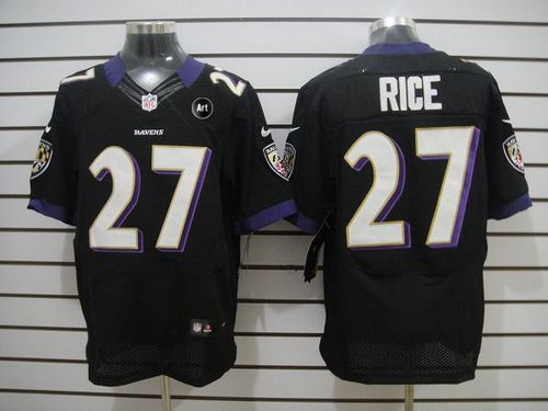 Jerseys Factory Cheap Nike Ravens #27 Ray Rice Black Alternate W