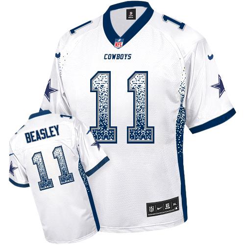 Jerseys Factory Cheap Nike Cowboys #11 Cole Beasley White Men's