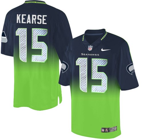 Jerseys Factory Cheap Nike Seahawks #15 Jermaine Kearse Steel Bl
