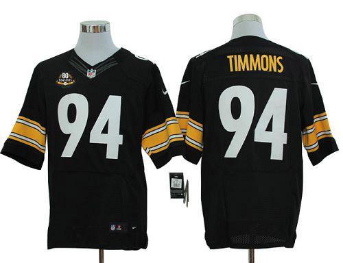 Jerseys Factory Cheap Nike Steelers #94 Lawrence Timmons Black T