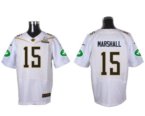 Jerseys Factory Cheap Nike Jets #15 Brandon Marshall White 2016