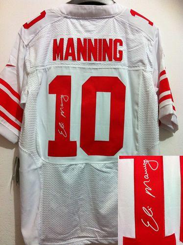 Jerseys Factory Cheap Nike Giants #10 Eli Manning White Men's St