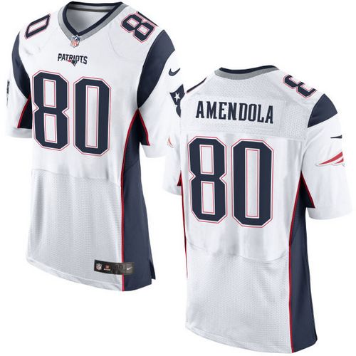 Jerseys Factory Cheap Nike Patriots #80 Danny Amendola White Men