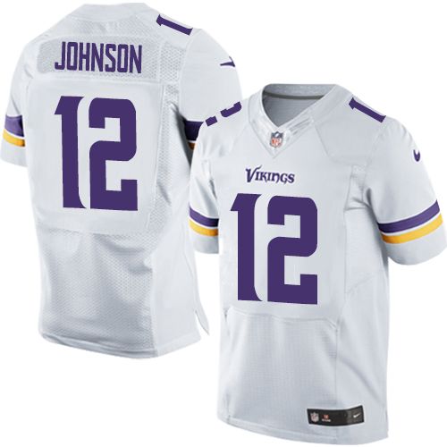 Jerseys Factory Cheap Nike Vikings #12 Charles Johnson White Men