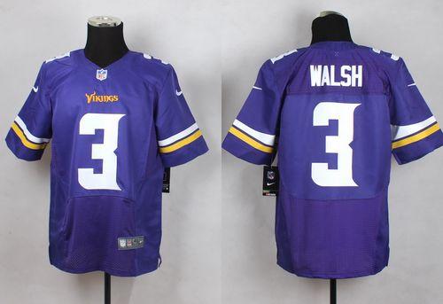 Jerseys Factory Cheap Nike Vikings #3 Blair Walsh Purple Team Co