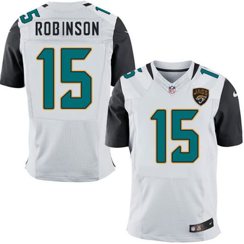Jerseys Factory Cheap Nike Jaguars #15 Allen Robinson White Men'