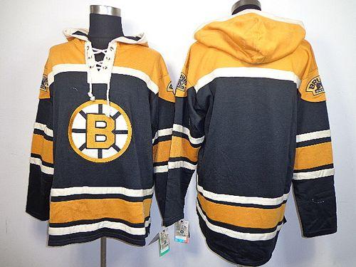 Jerseys Factory Cheap Bruins Blank Black Sawyer Hooded Sweatshir