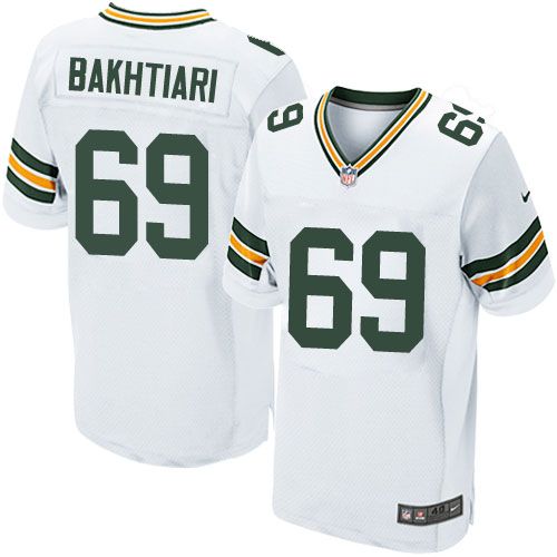 Jerseys Factory Cheap Nike Packers #69 David Bakhtiari White Men