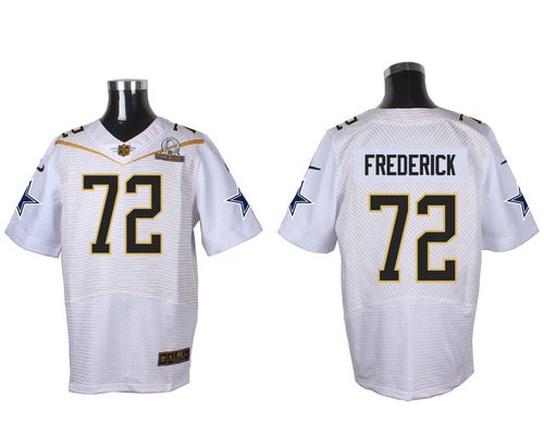 Jerseys Factory Cheap Nike Cowboys #72 Travis Frederick White 20
