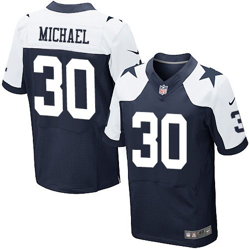 Jerseys Factory Cheap Nike Cowboys #30 Christine Michael Navy Bl