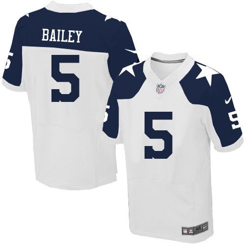 Jerseys Factory Cheap Nike Cowboys #5 Dan Bailey White Thanksgiv