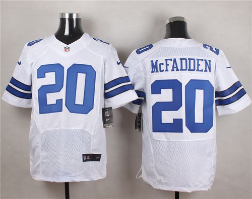 Jerseys Factory Cheap Nike Cowboys #20 Darren McFadden White Men