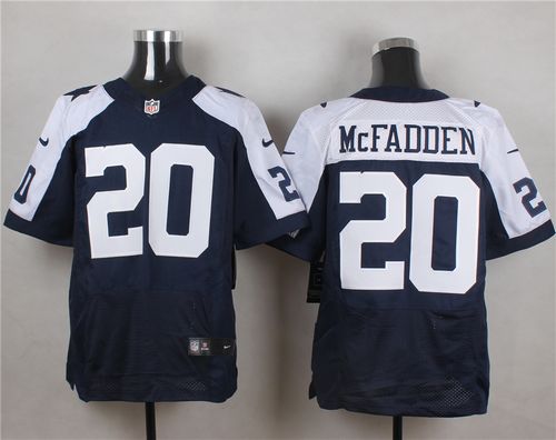 Jerseys Factory Cheap Nike Cowboys #20 Darren McFadden Navy Blue