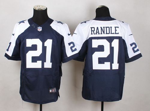 Jerseys Factory Cheap Nike Cowboys #21 Joseph Randle Navy Blue T