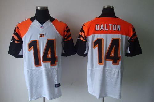 Jerseys Factory Cheap Nike Bengals #14 Andy Dalton White Men's S