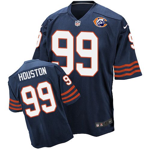 Jerseys Factory Cheap Nike Bears #99 Lamarr Houston Navy Blue Th