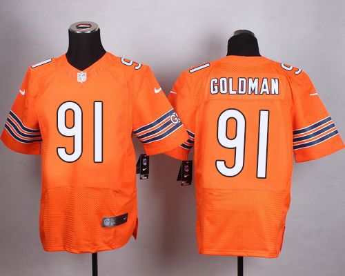 Jerseys Factory Cheap Nike Bears #91 Eddie Goldman Orange Altern