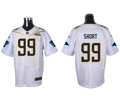 Jerseys Factory Cheap Nike Panthers #99 Kawann Short White 2016