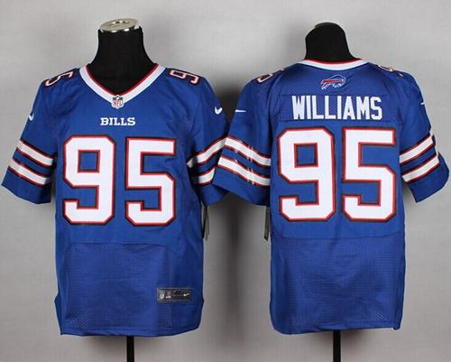 Jerseys Factory Cheap Nike Bills #95 Kyle Williams Royal Blue Te
