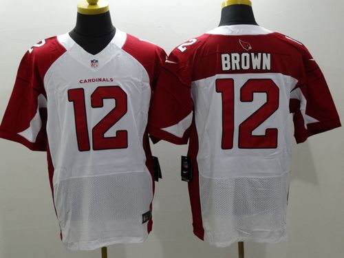 Jerseys Factory Cheap Nike Cardinals #12 John Brown White Men's