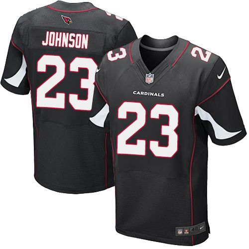 Jerseys Factory Cheap Nike Cardinals #23 Chris Johnson Black Alt