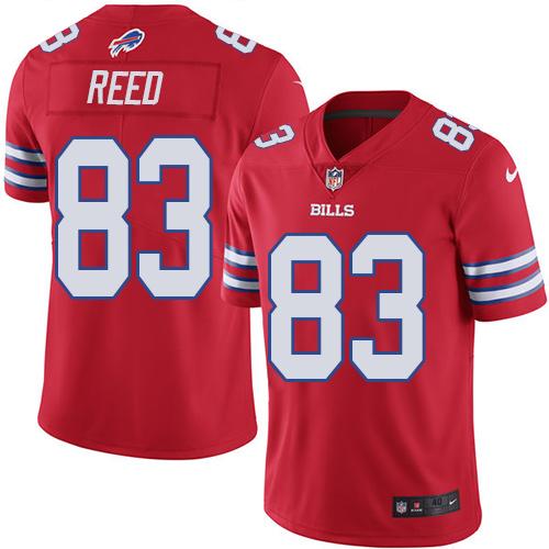 Jerseys Factory Cheap Nike Bills #83 Andre Reed Red Men's Stitch