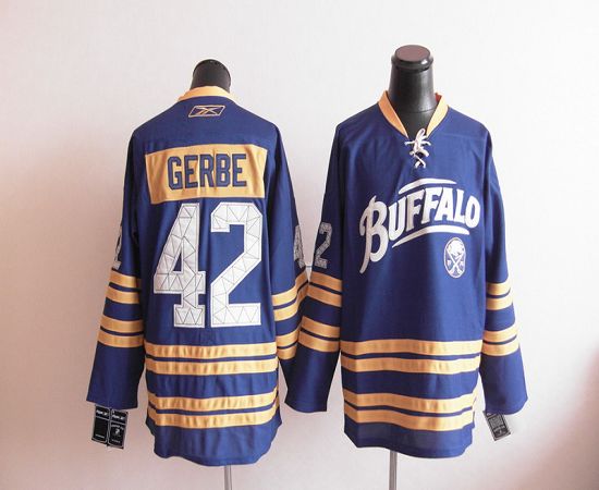 Jerseys Factory Cheap 2010 New Third Buffalo Sabres #42 Nathan G