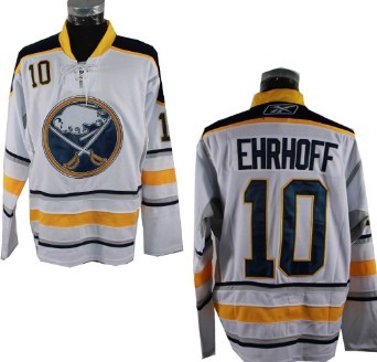 Jerseys Factory Cheap Sabres #10 Christian Ehrhoff White Road Em