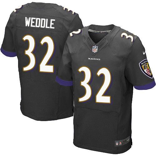Jerseys Factory Cheap Nike Ravens #32 Eric Weddle Black Alternat