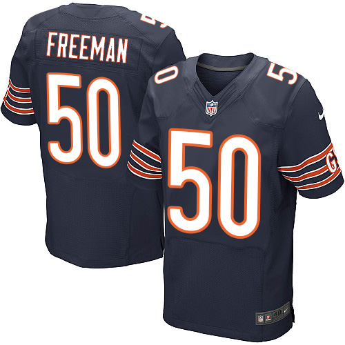 Jerseys Factory Cheap Nike Bears #50 Jerrell Freeman Navy Blue T