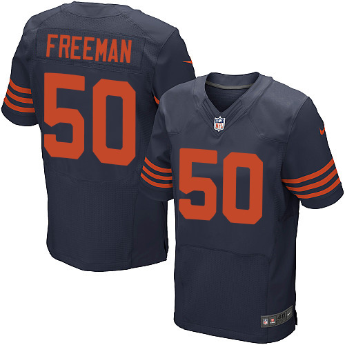 Jerseys Factory Cheap Nike Bears #50 Jerrell Freeman Navy Blue 1